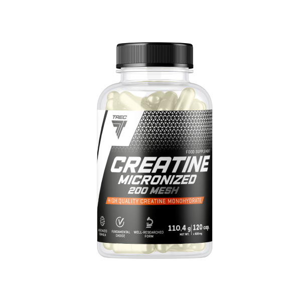 CREATINE MICRONIZED 200 MESH 120CAPS