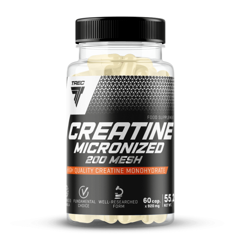 CREATINE MICRONIZED 200 MESH 60CAPS