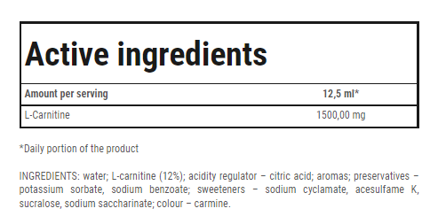 L-CARNITINE 3000 SHOT