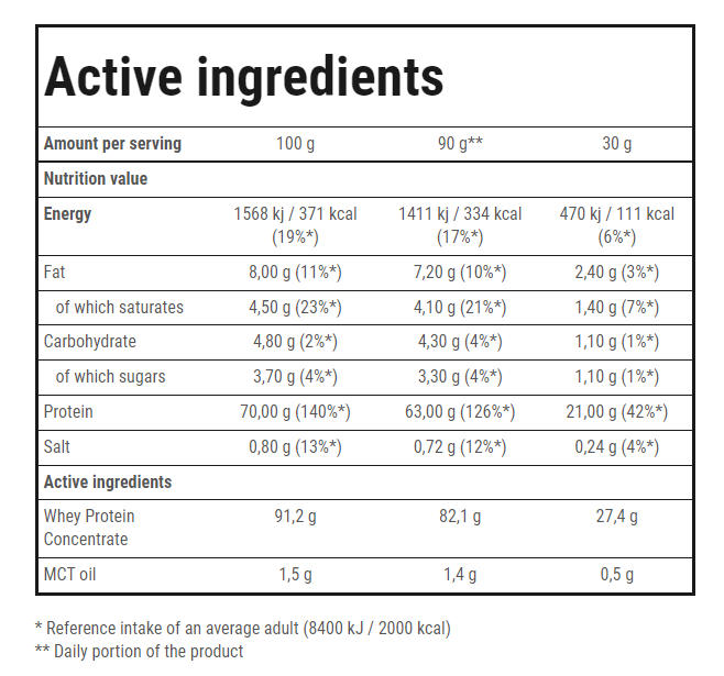 BOOSTER WHEY PROTEIN