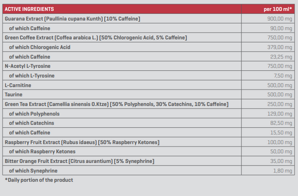 CLENBUREXIN SHOT 12X100ML