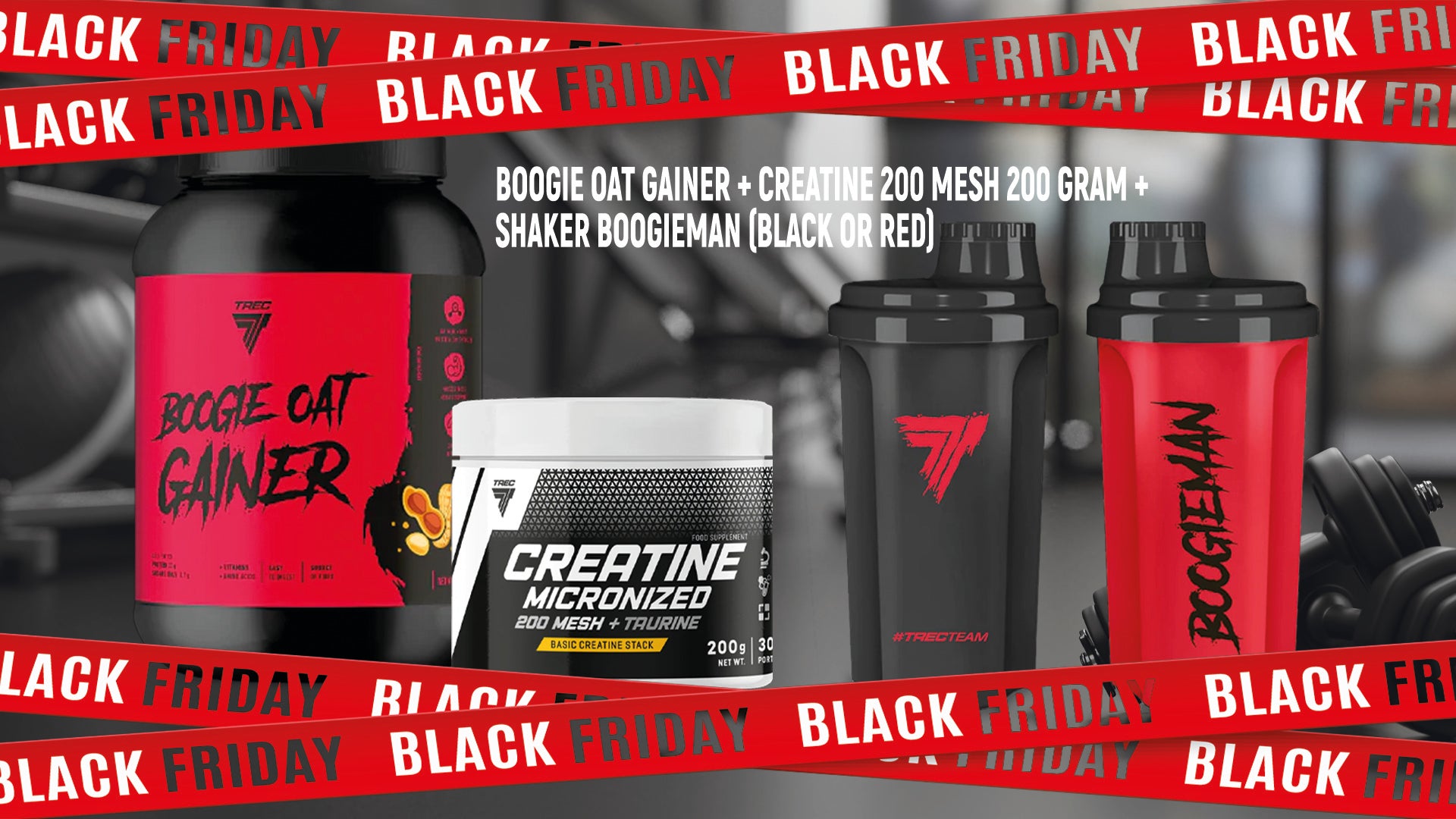 BOOGIE OAT GAINER 2KG + FREE CREATINE 200 MESH 200g + FREE SHAKER