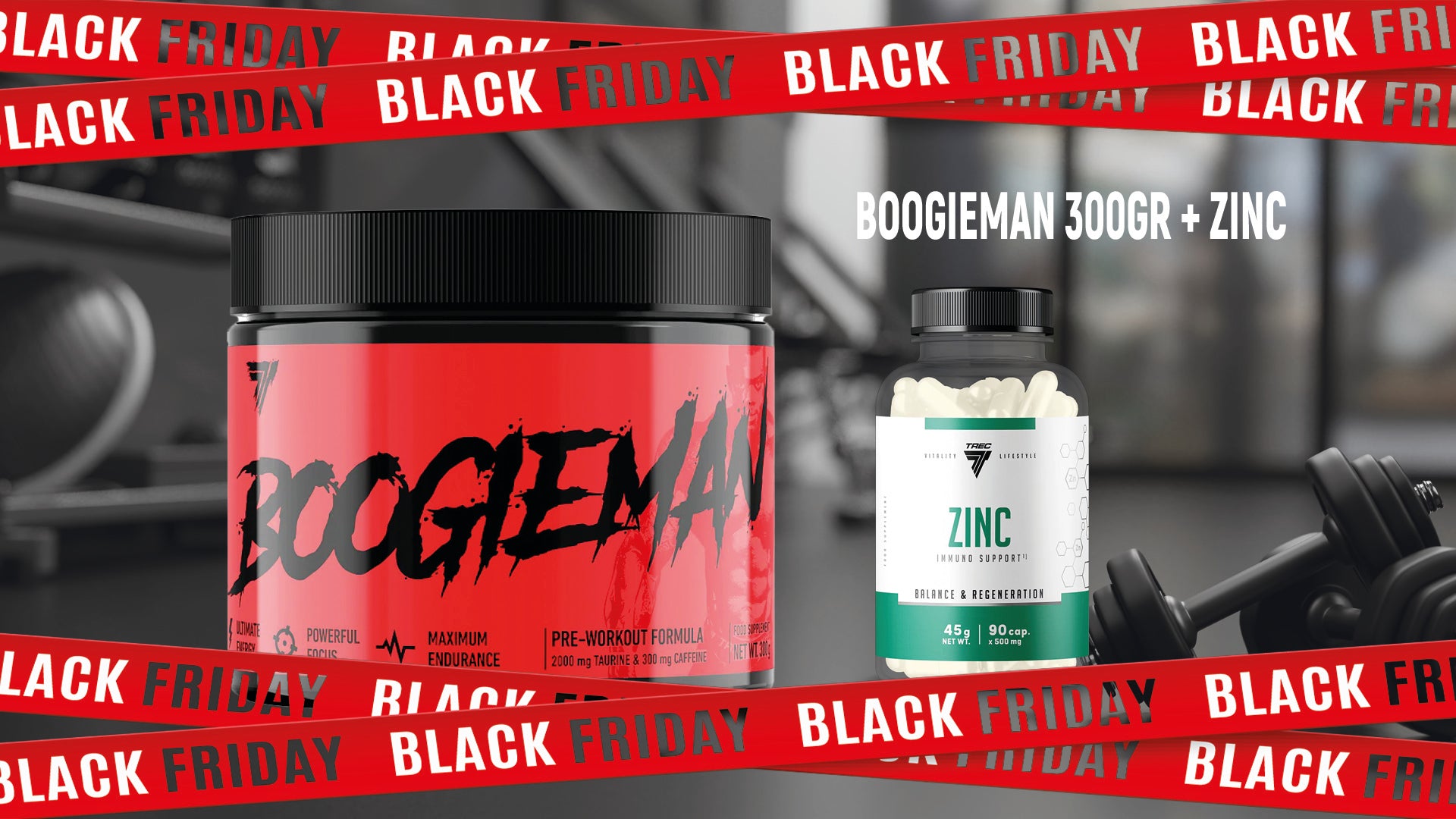 BOOGIEMAN + FREE ZINC 90 caps