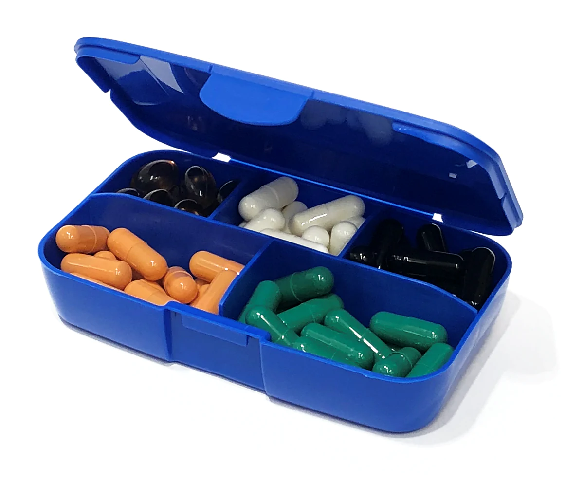PILLBOX - BOX FOR TABLETS - COLORS – TREC.CO.UK
