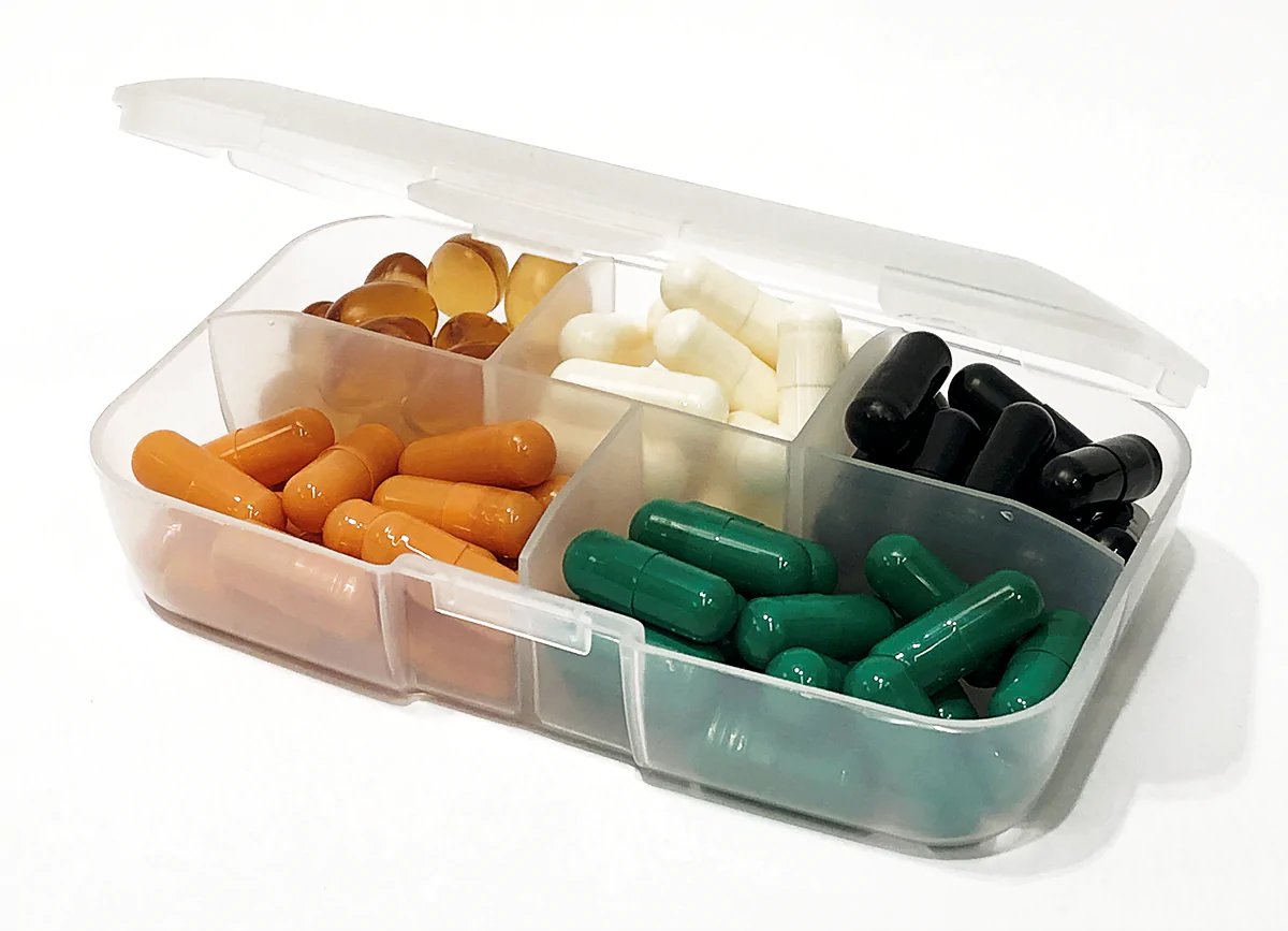 PILLBOX - BOX FOR TABLETS - COLORS – TREC.CO.UK