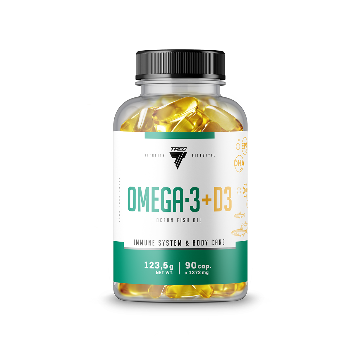 OMEGA-3 + D3 90caps